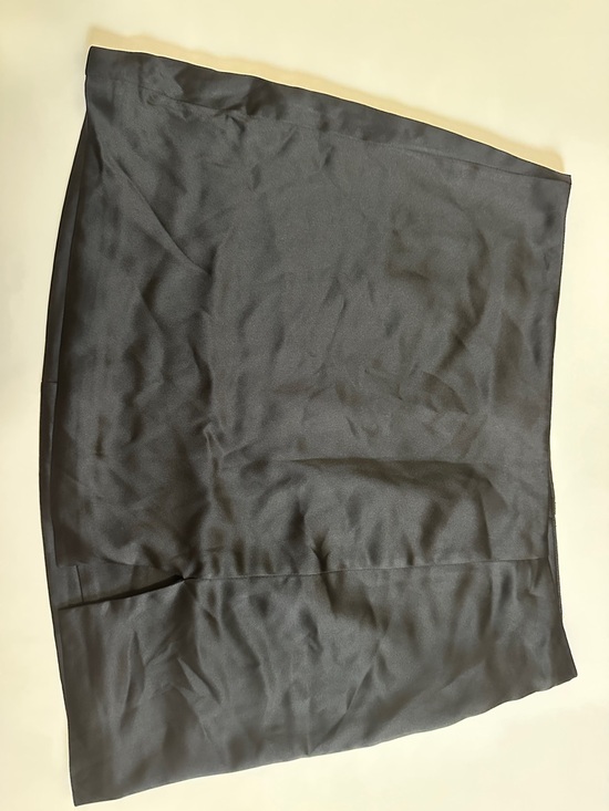 wild fable Dresses & Skirts - wild fable Black Satin-Look Mini Skirt with Slit